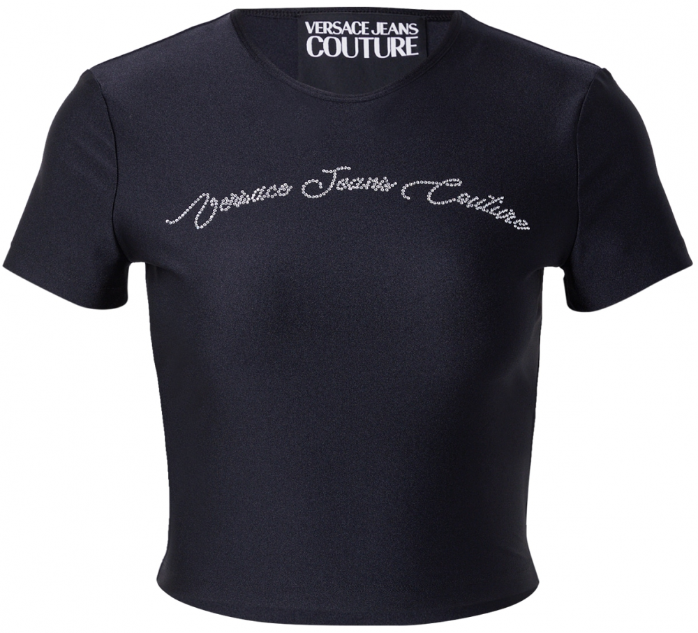 Versace Jeans Couture Tričko  čierna / priehľadná