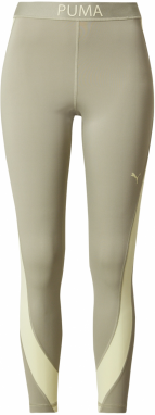 PUMA Športové nohavice 'STRONG'  kaki / pastelovo zelená