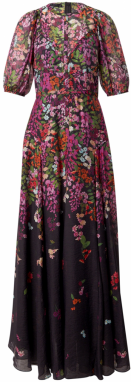 Ted Baker Večerné šaty  zelená / cyklaménová / homárová / čierna
