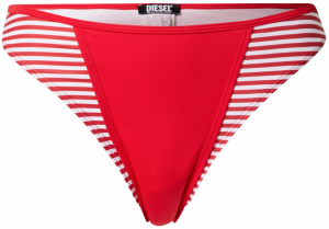 DIESEL Bikinové nohavičky  červená / biela