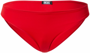 DIESEL Bikinové nohavičky  ohnivo červená / biela