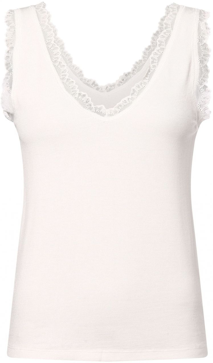 NÜMPH Top 'Bowie'  biela