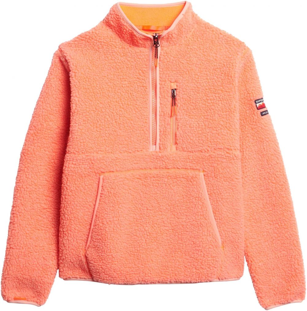 Superdry Flisová bunda  koralová