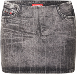 DIESEL Sukňa 'DE-PRA'  sivý denim