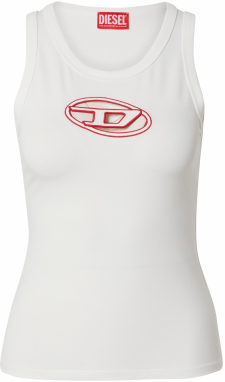 DIESEL Top 'LYNYS'  červená / biela