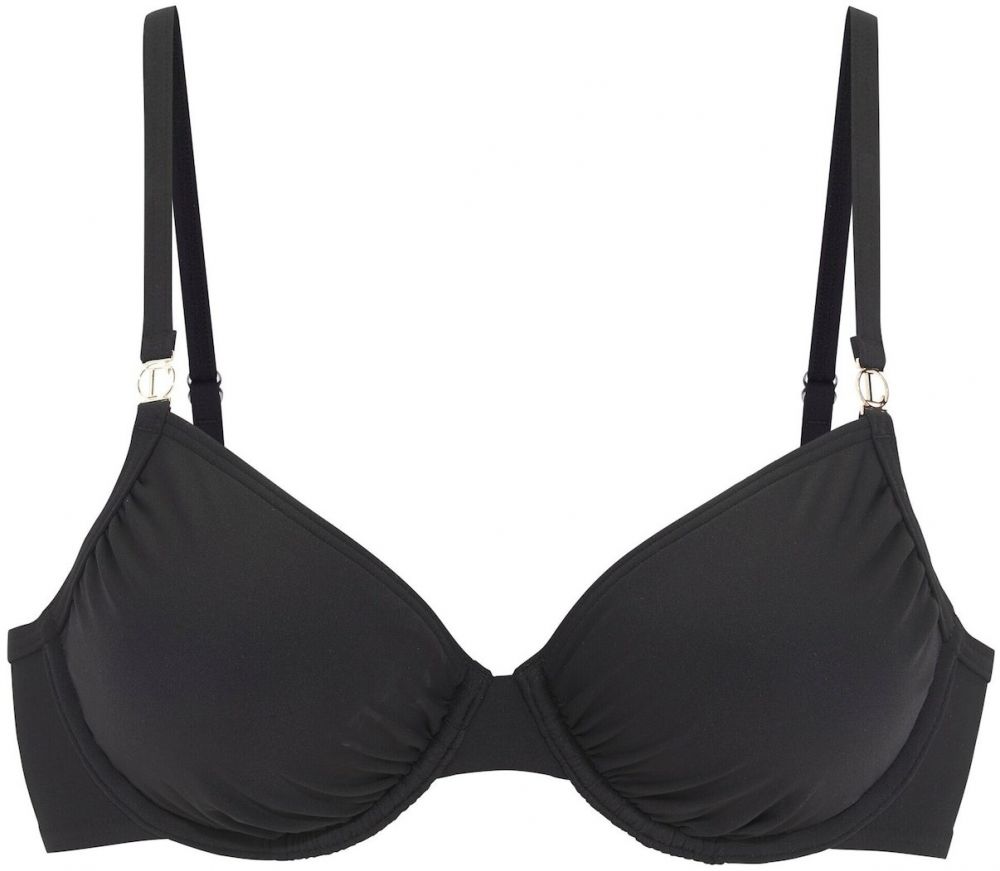LASCANA Bikinový top  čierna