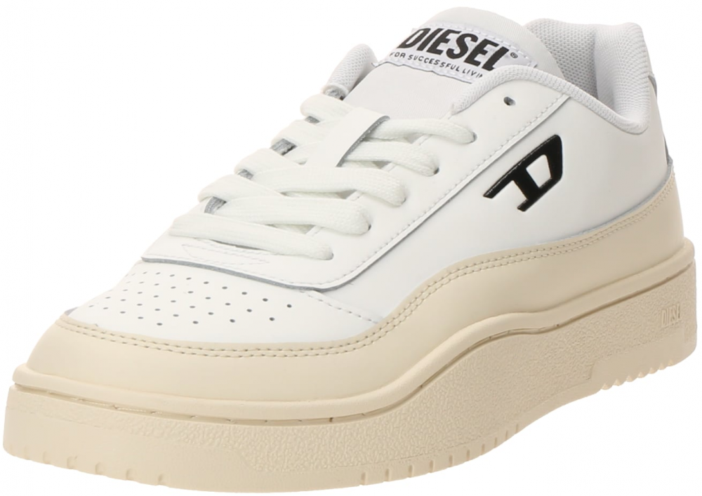 DIESEL Nízke tenisky 'S-TRACKER-D'  čierna / biela