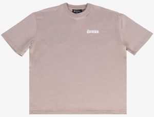 Dropsize Tričko  tmavošedá / biela