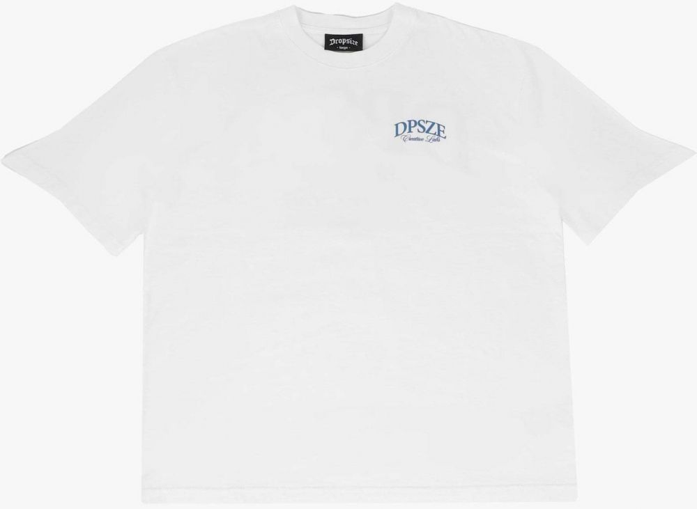 Dropsize Tričko  modrá / prírodná biela