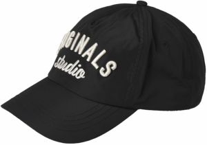 JACK & JONES Čiapka 'JACFRAME'  čierna / biela