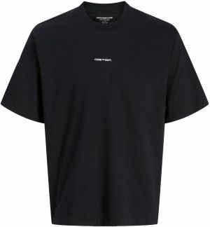 JACK & JONES Tričko  čierna / biela