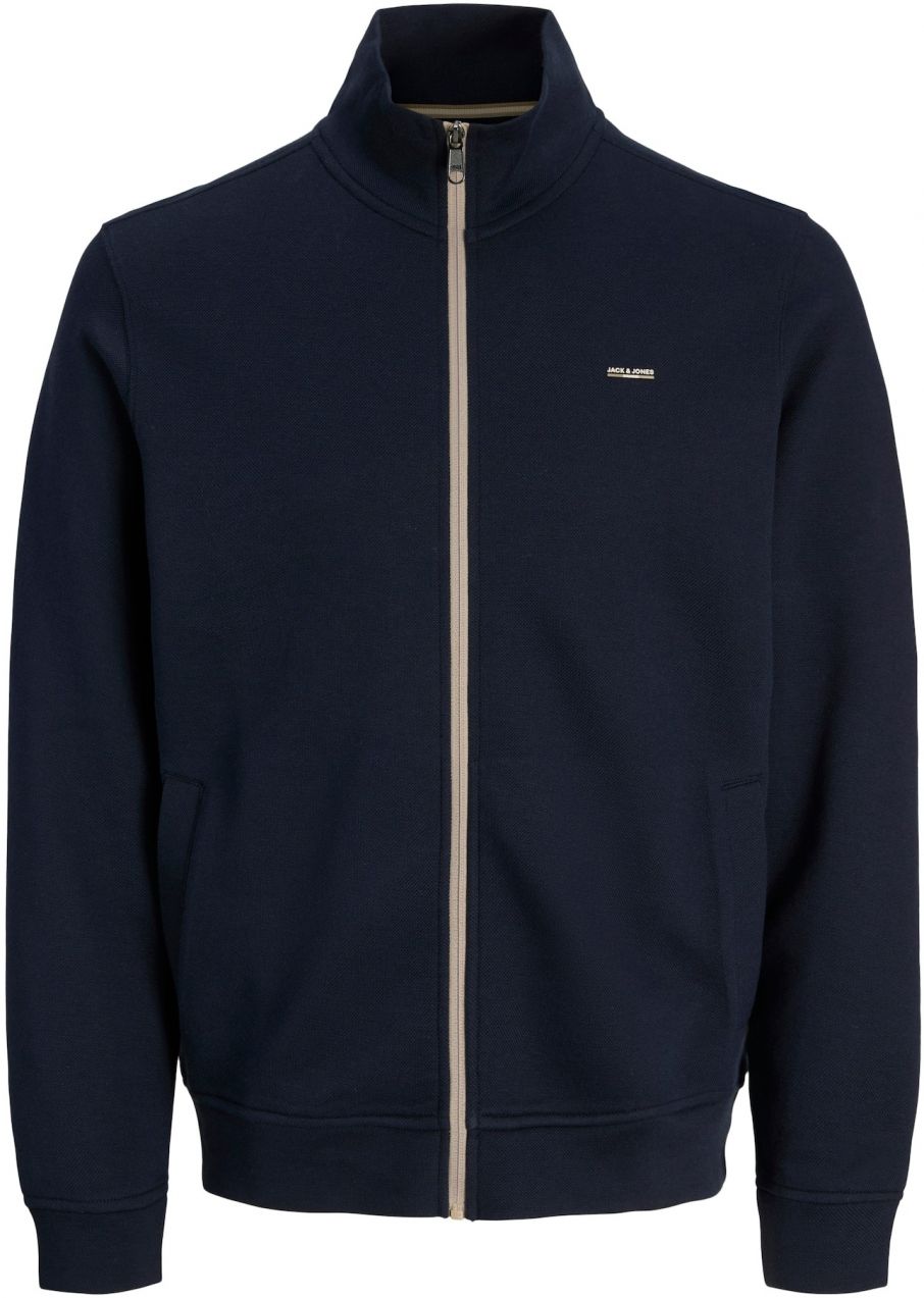 Jack & Jones Premium Tepláková bunda 'JPRBLUALVES'  tmavomodrá
