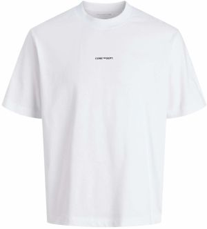 JACK & JONES Tričko  čierna / biela