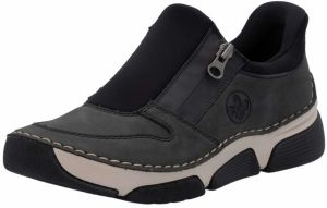 Rieker Slip-on obuv  tmavosivá