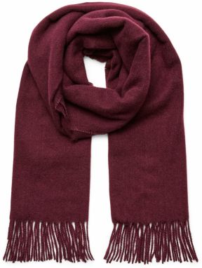 VERO MODA Šál  vínovo červená