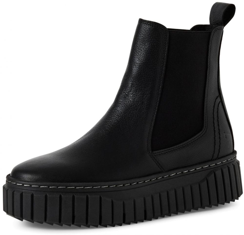 Tamaris Chelsea čižmy  čierna