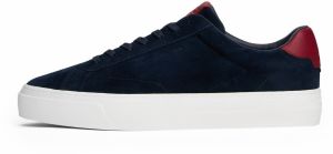 TOMMY HILFIGER Nízke tenisky  námornícka modrá / tmavočervená