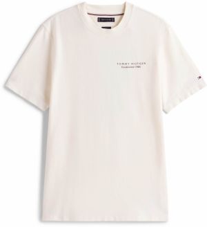TOMMY HILFIGER Tričko  pastelovo žltá / jedľová / červená / čierna