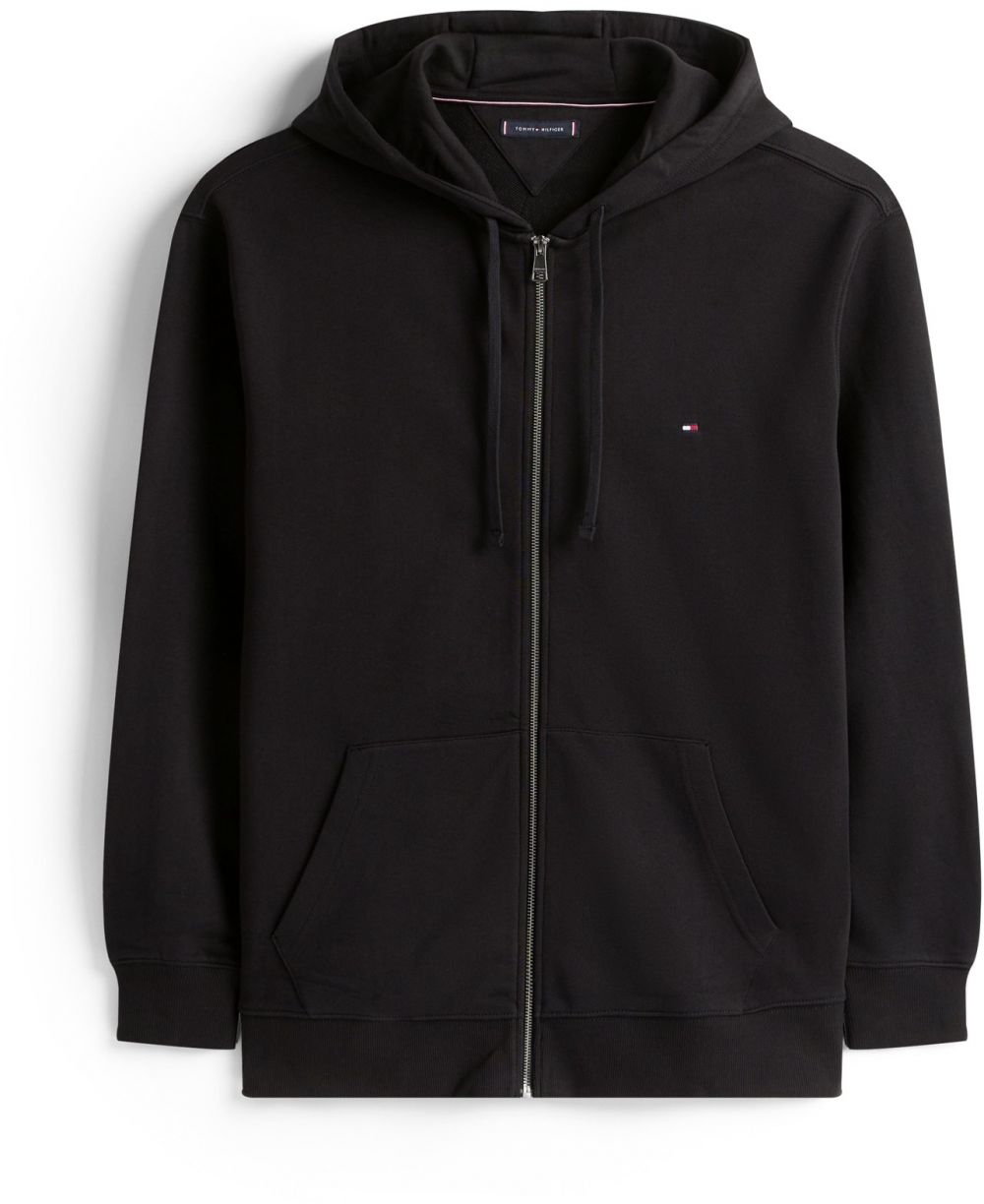 Tommy Hilfiger Big & Tall Tepláková bunda 'ESSENTIAL'  čierna