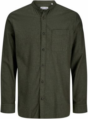 JACK & JONES Košeľa 'JJEBAND'  tmavozelená
