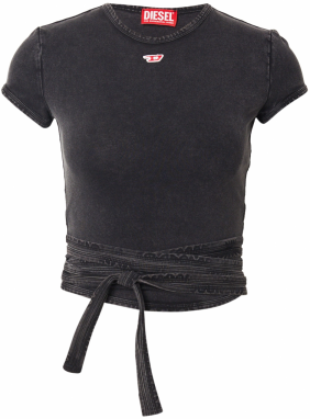 DIESEL Tričko 'T-BUNNY-TAIL-R1'  čierny denim