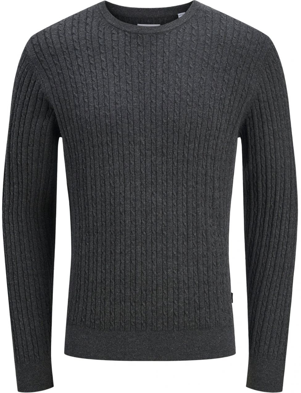 JACK & JONES Sveter 'JJEEMIL'  tmavosivá
