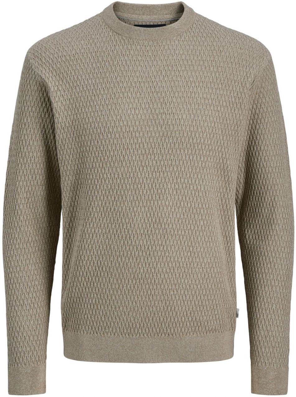JACK & JONES Sveter 'JPRBLAREAGAN'  sivobéžová