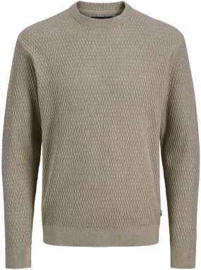 JACK & JONES Sveter 'JPRBLAREAGAN'  sivobéžová