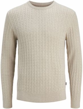 JACK & JONES Sveter 'JJEEMIL'  béžová