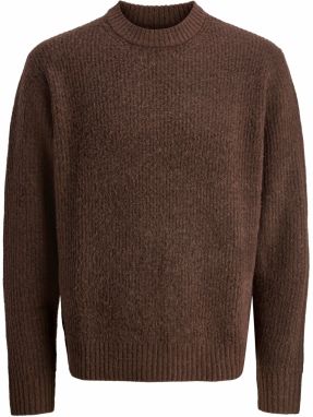 JACK & JONES Sveter 'JORYORK OLLIE'  tmavočervená