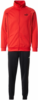 PUMA Tréningový komplet  ohnivo červená / čierna