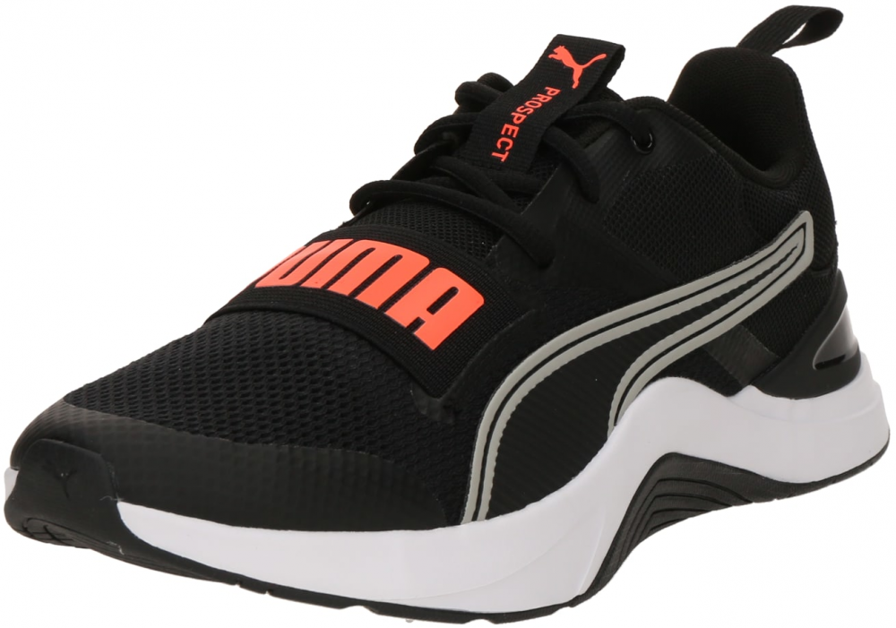 PUMA Športová obuv  oranžovo červená / čierna / biela