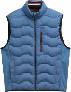 TOM TAILOR Vesta  modrá denim