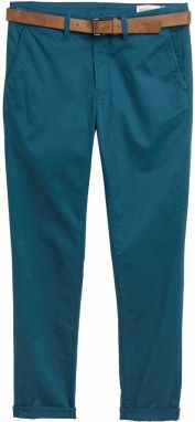 TOM TAILOR DENIM Chino nohavice  tmavomodrá