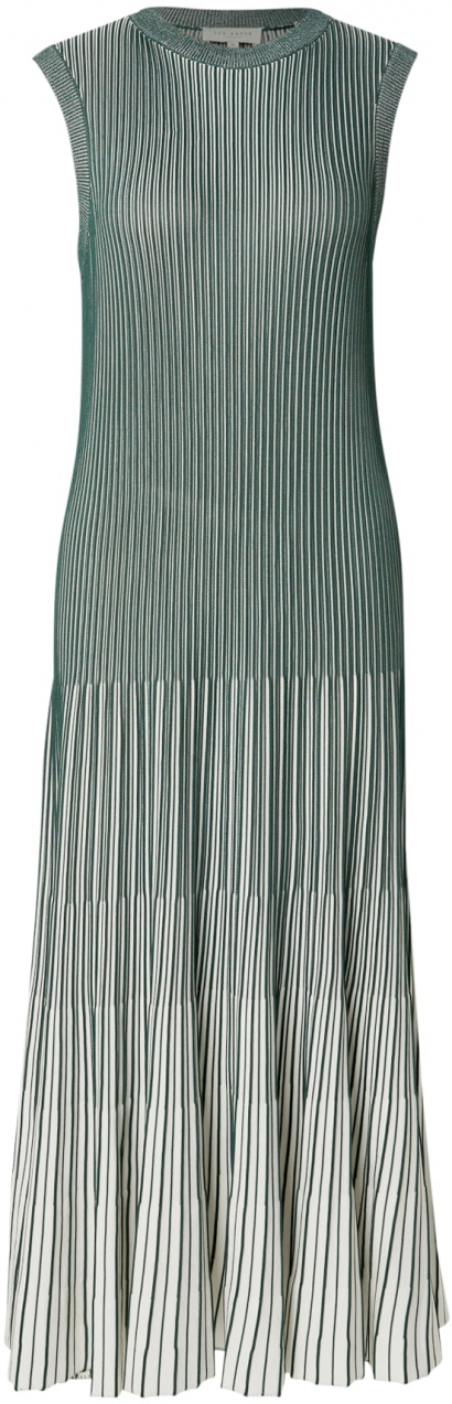 Ted Baker Pletené šaty  tmavozelená / biela