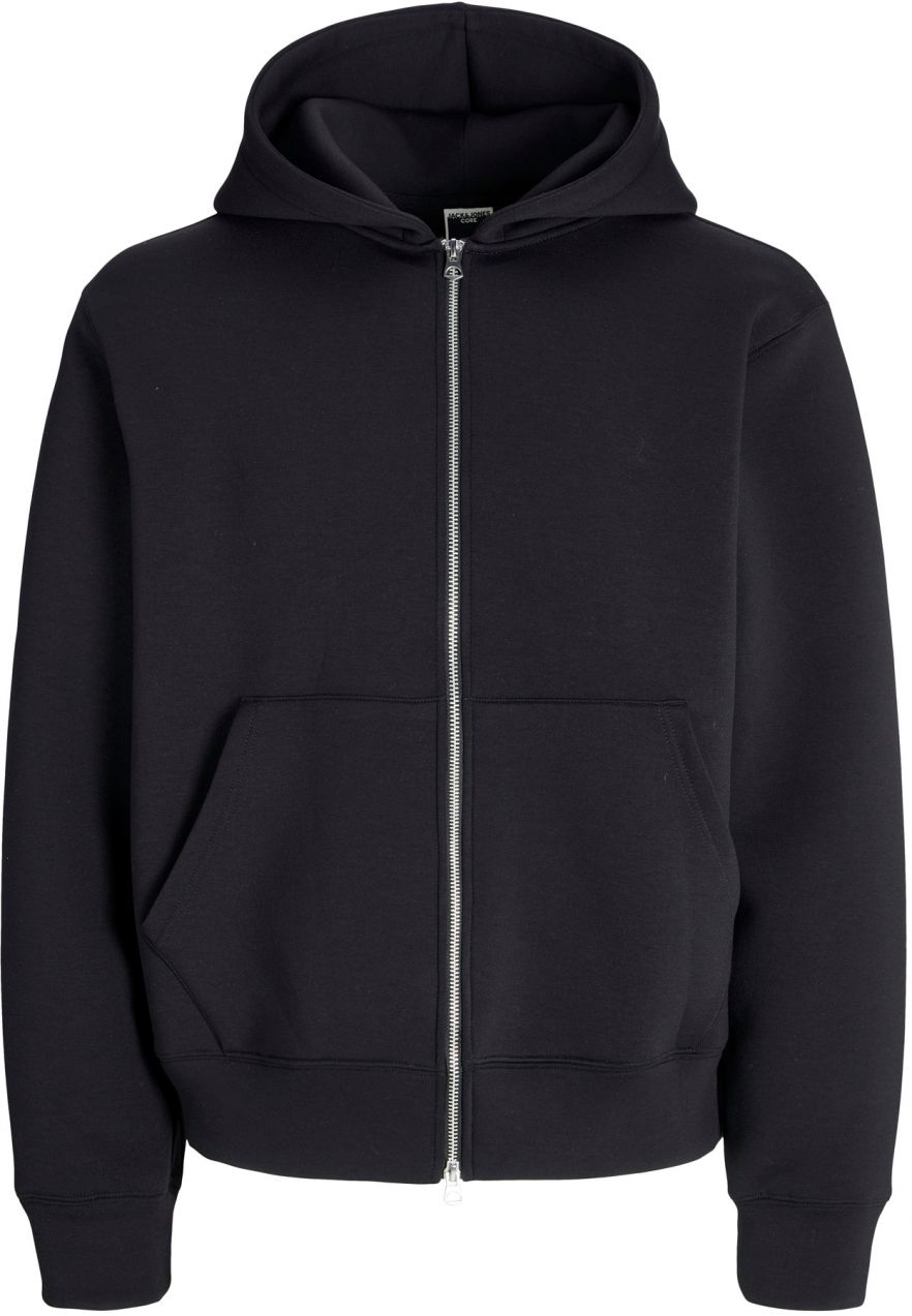 JACK & JONES Tepláková bunda  čierna