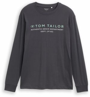 TOM TAILOR Tričko  sivá / mätová / biela