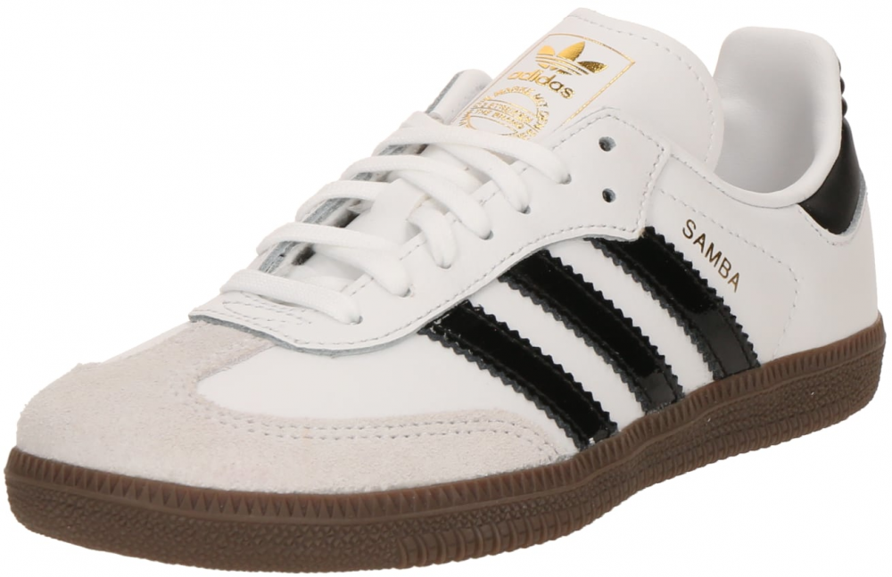 ADIDAS ORIGINALS Tenisky 'SAMBA'  svetlosivá / čierna / biela
