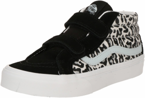 VANS Tenisky 'SK8-Mid Reissue V'  čierna / strieborná / biela ako vlna