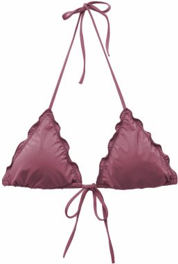 Pull&Bear Bikinový top  burgundská