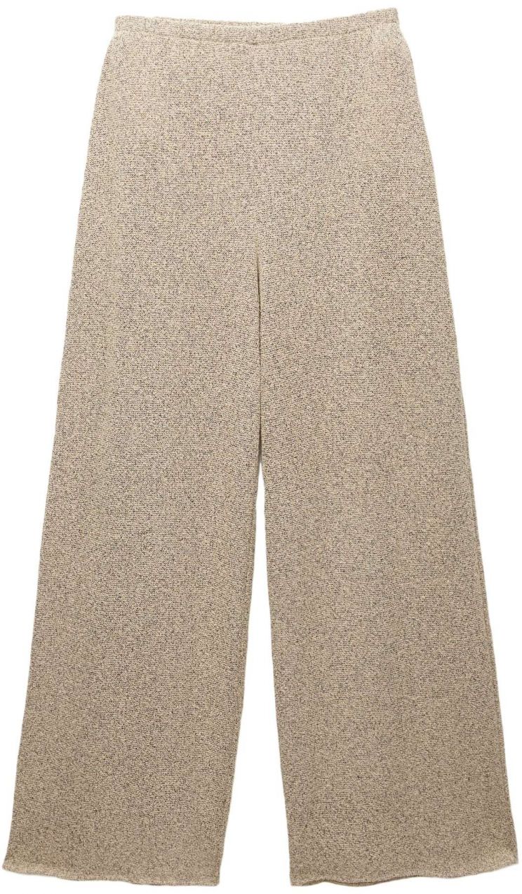 Pull&Bear Nohavice  béžová melírovaná