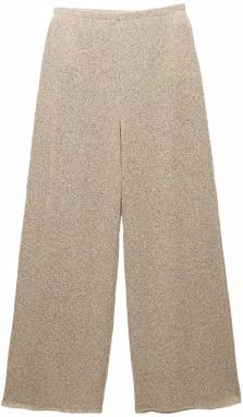 Pull&Bear Nohavice  béžová melírovaná