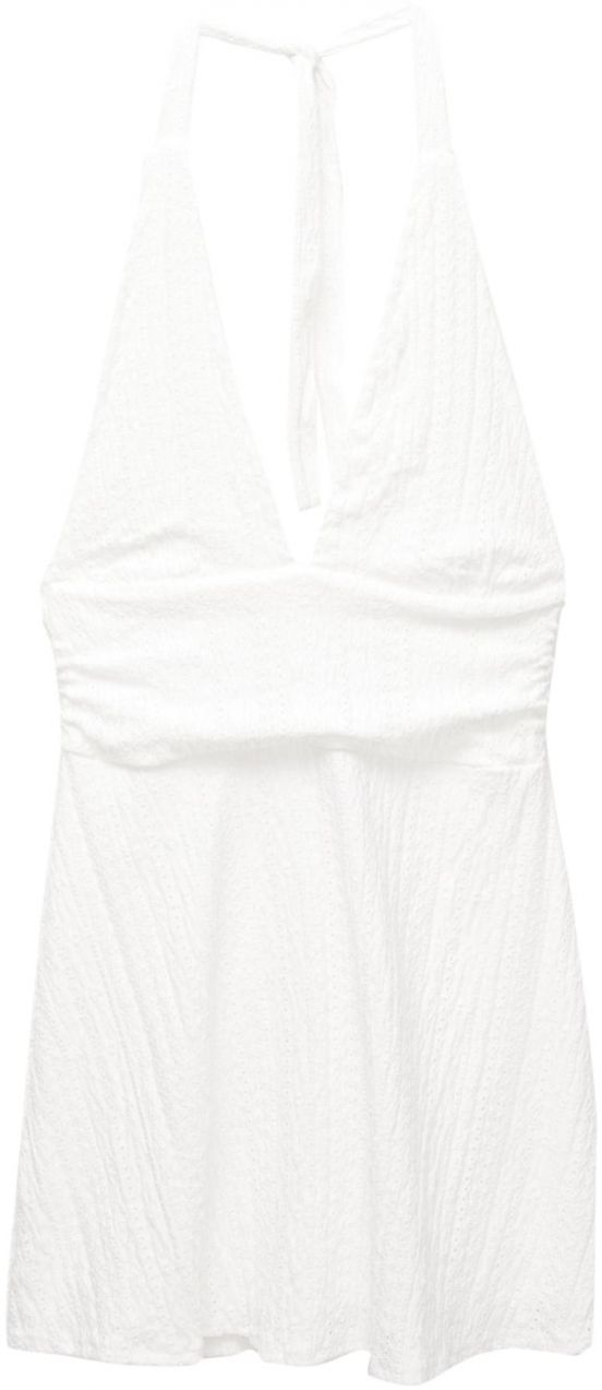 Pull&Bear Letné šaty  biela