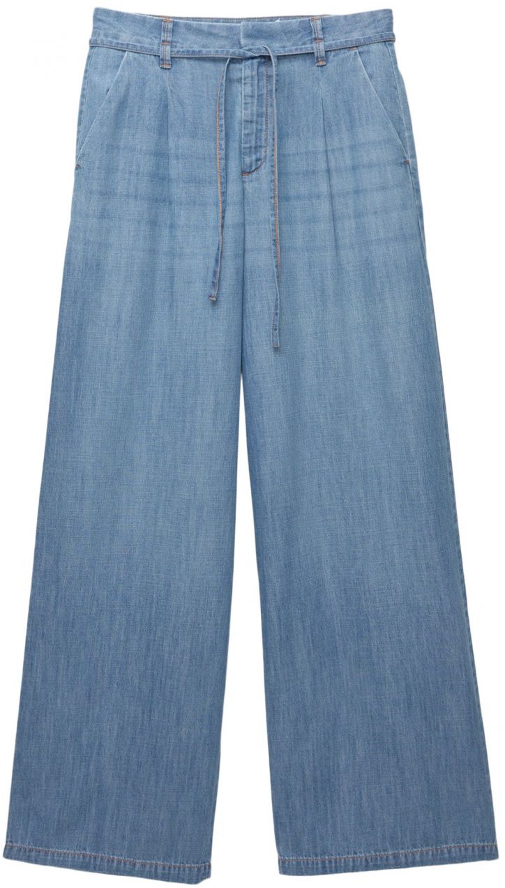 Pull&Bear Plisované rifle  modrá denim