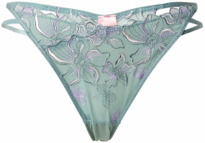 Hunkemöller Tangá 'Lauren'  svetlobéžová / mätová / levanduľová