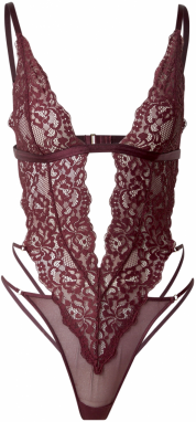 Hunkemöller Body 'Cinnamon'  vínovo červená