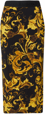 Versace Jeans Couture Sukňa  žltá / tmavožltá / čierna