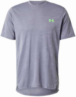 UNDER ARMOUR Funkčné tričko  sivá / neónovo zelená