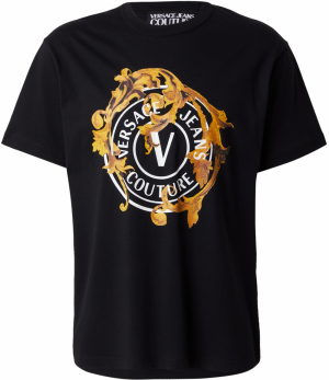 Versace Jeans Couture Tričko  žltá / čierna / biela