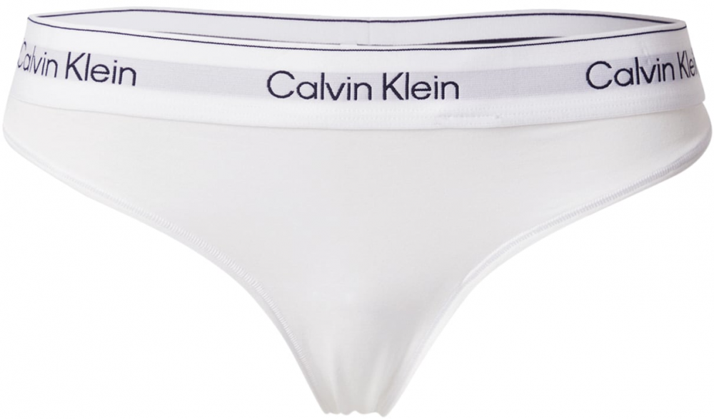 Calvin Klein Underwear Tangá  čierna / biela